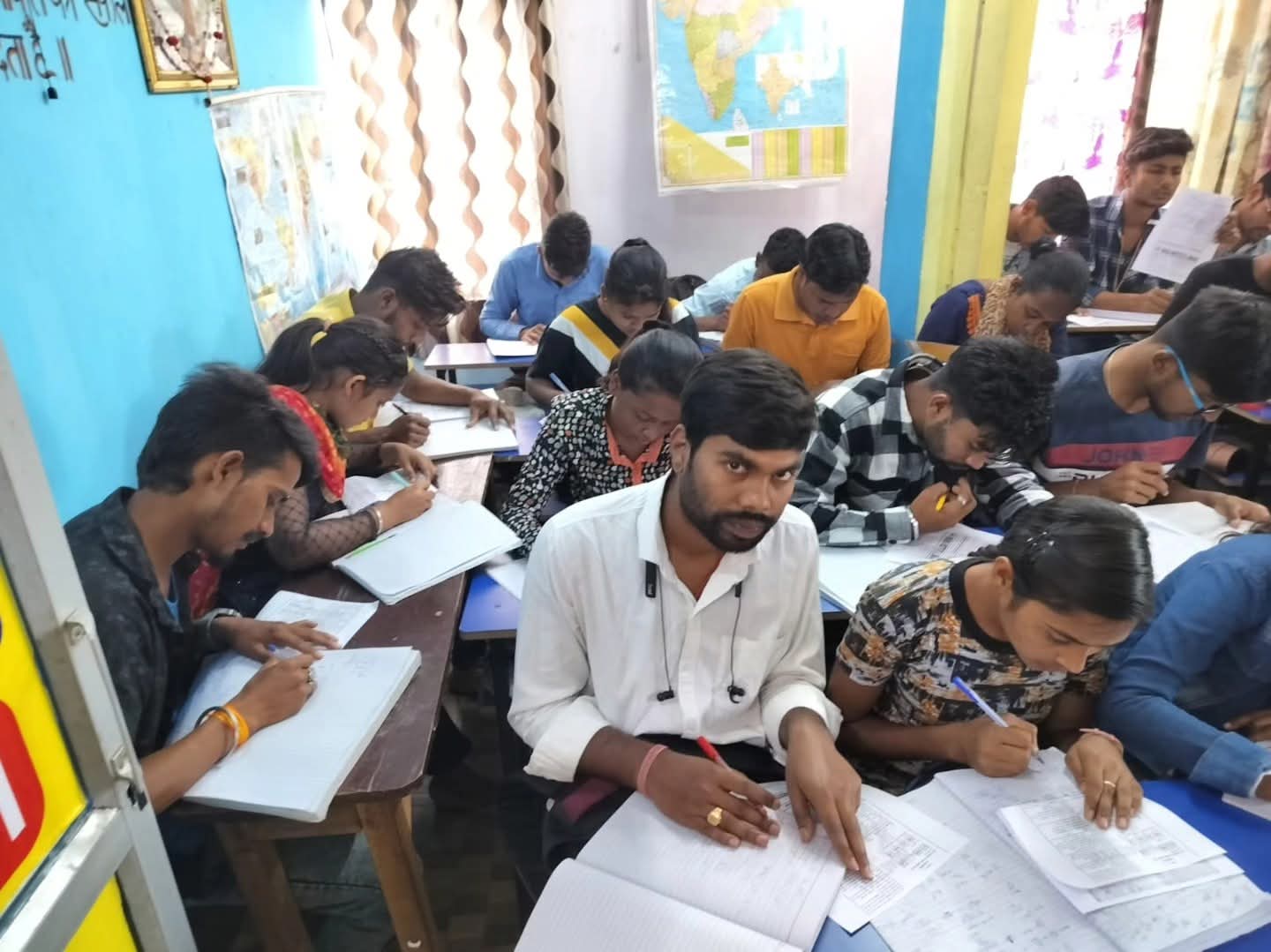 Result celebration at Mishra Institute
